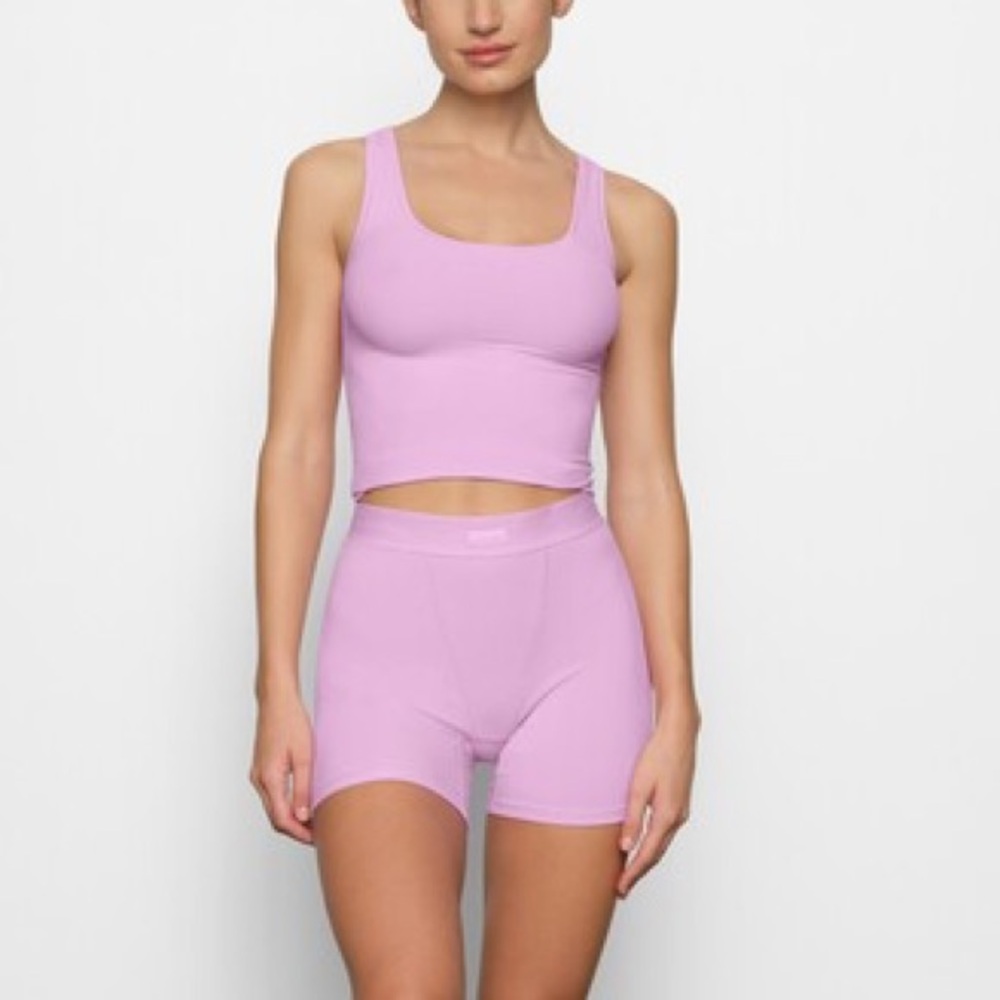 SKIMS SOFT LOUNGE TANK LIMITED EDITION: PETAL SMALL